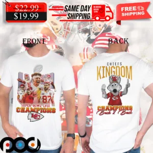 Chiefs Kingdom Super Bowl LVIII Champions Back 2 Back Shirt