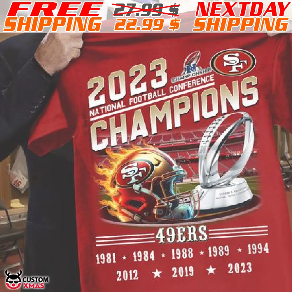 San Francisco 49ers 2023 National Football Conference Champions Super Bowl Shirt
