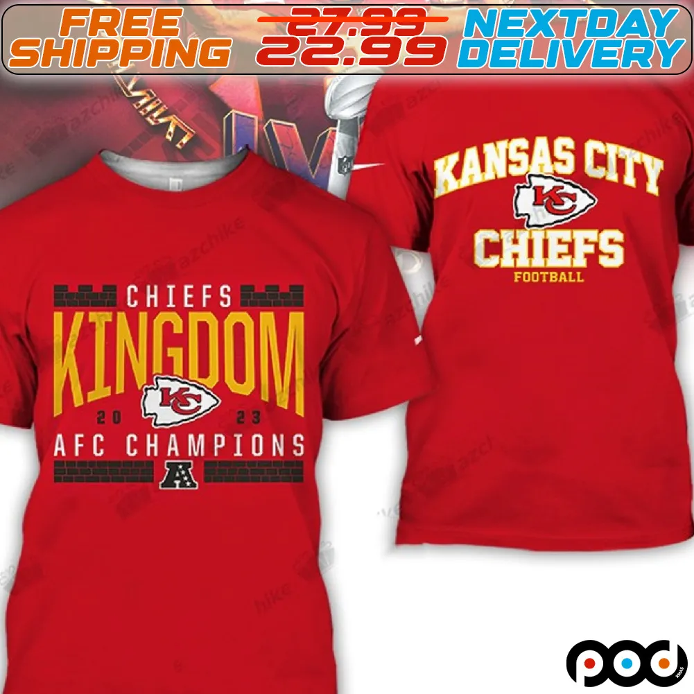 AFC Champions Kansas City Chiefs Football Super Bowl Shirt