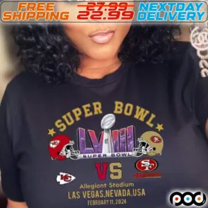 Kansas City Chiefs And San Francisco Super Bowl LVIII Allegiant Stadium Las Vegas Shirt