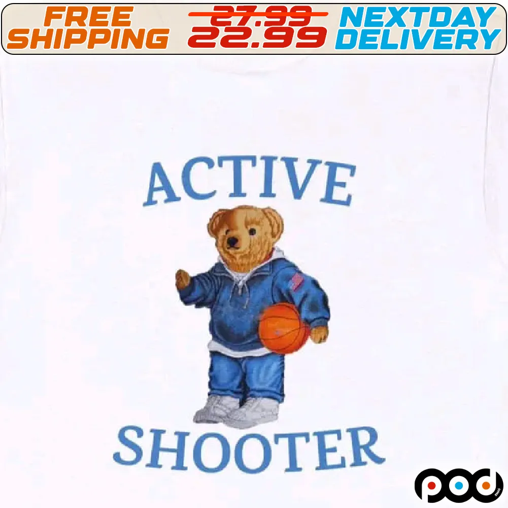 Bear Basketball Active Shooter Shirt