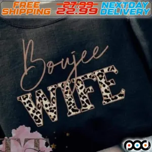 Leopard Boujee Wife Shirt