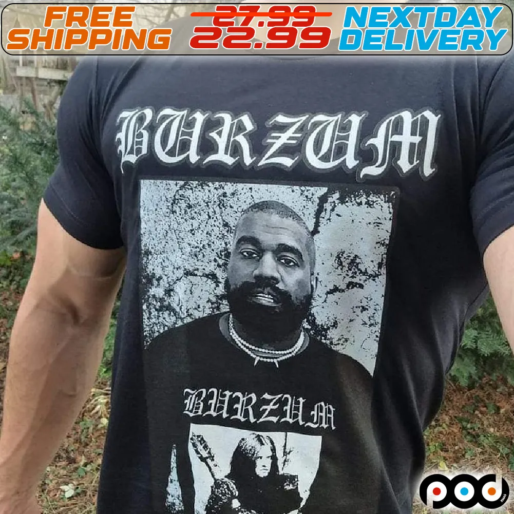Burzum Kanye West Wearing Rocks Burzum Shirt