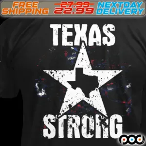 America Flag Star Texas Strong Shirt