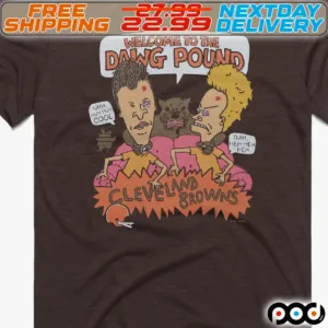 Beavis And Butt Welcome To The Dawg Pound Cleveland Browns Shirt