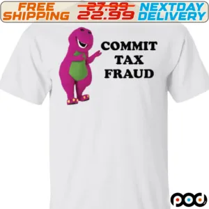 Dinosaur Commit Tax Fraud Shirt