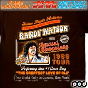 Randy Watson Sexual Chocolate Concert Poster Tapestry Shirt