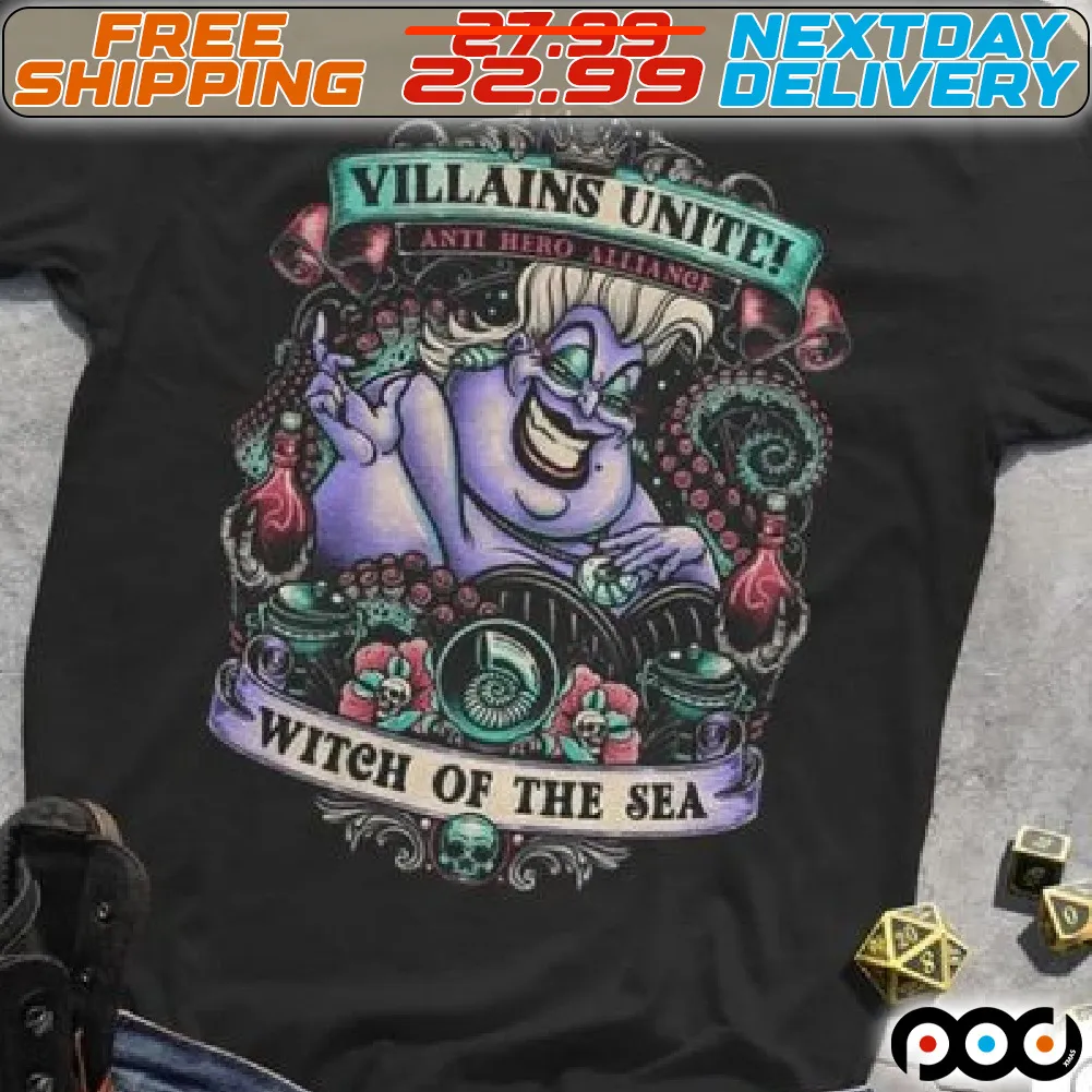 Villains Unite Witch of the Sea Shirt