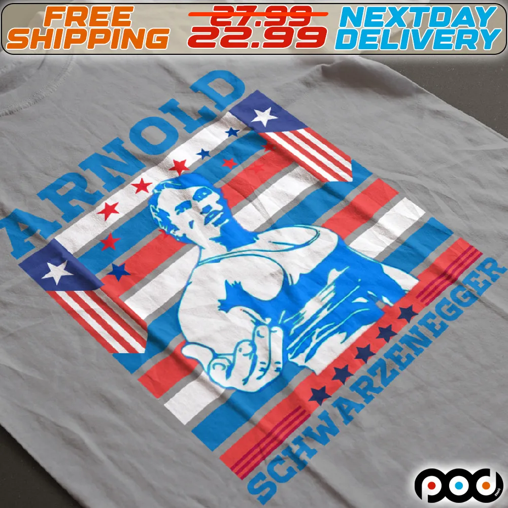 America Falg Arnold Schwarzenegger Shirt