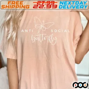 Butterfly Anti Social Shirt