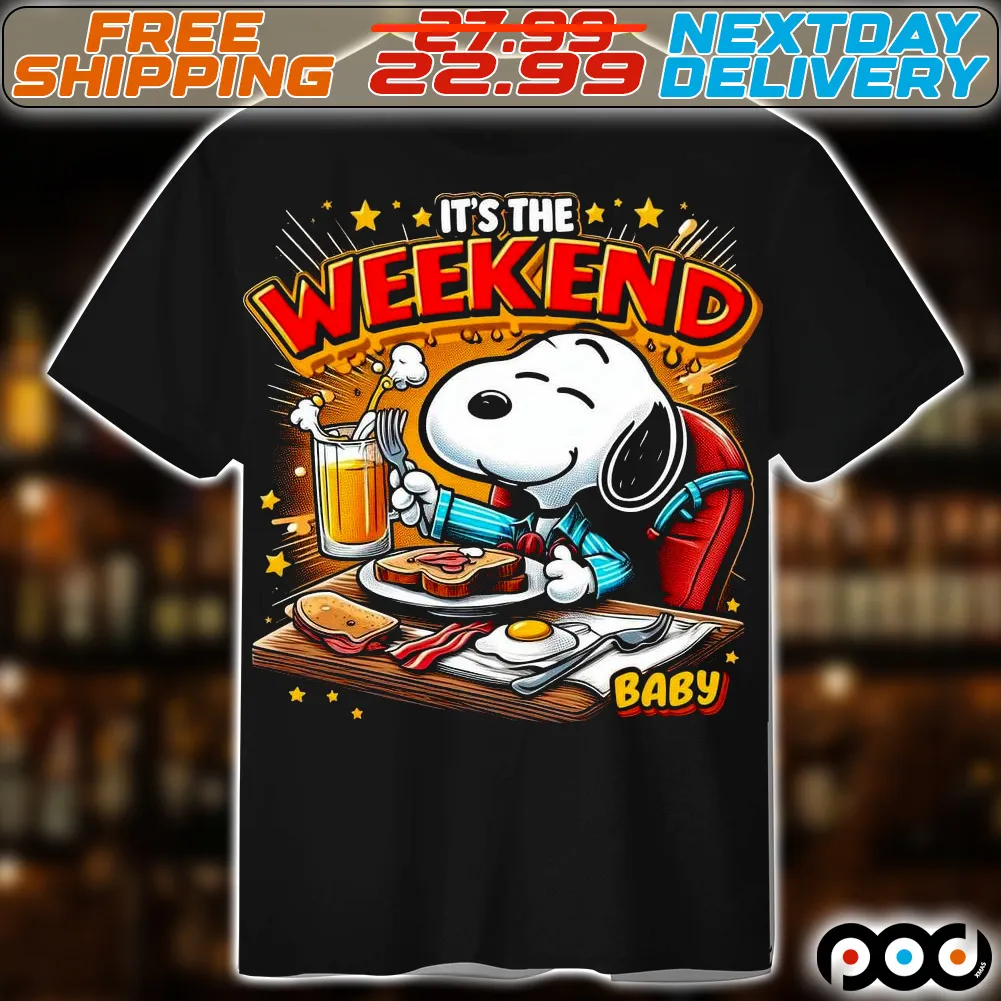 Snoopy It Is Weekend Baby Shirt