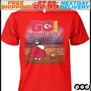 Snoopy Woodstock Kansas City Go Chiefs Super Bowl Shirt