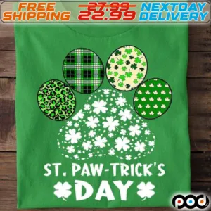 St Paw Trick's Day Shirt