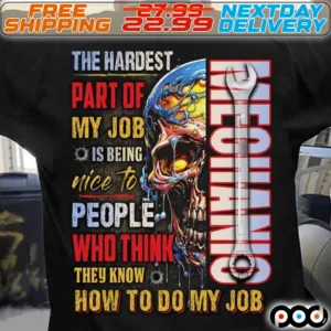 Skull Mechanic The Hardest Part Of My Job Ois Being Nice To People Who Think They Know On How To Do My Job