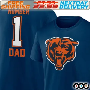 Chicago Bears Fanatics Branded Father's Day Shirt
