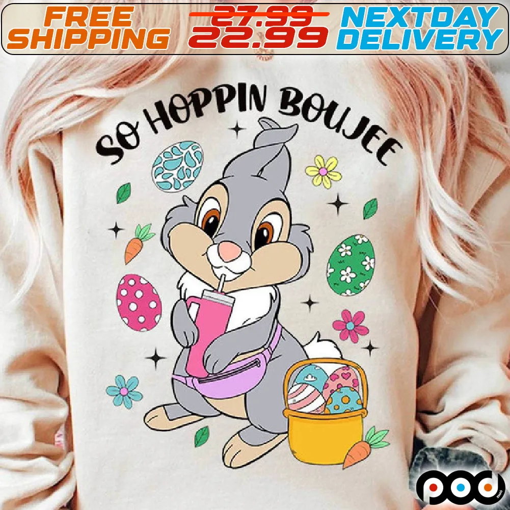 Rabbit So Happin Boujee Easter Day Shirt