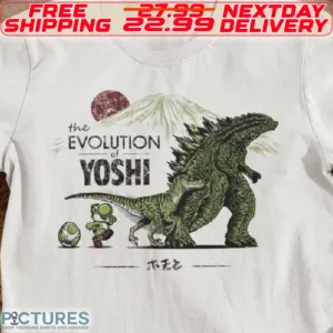 GodZilla The Evolution Of Yoshi Shirt