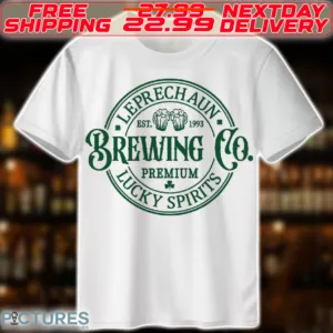 Brewing Co Leprechaun Est 1993 Premium Lucky Spirits Shirt