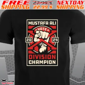 Mustafa Ali For X-Division Champion Shirt