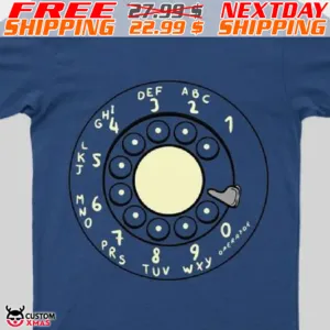Rotary Dial Vintage Nerd Shirt
