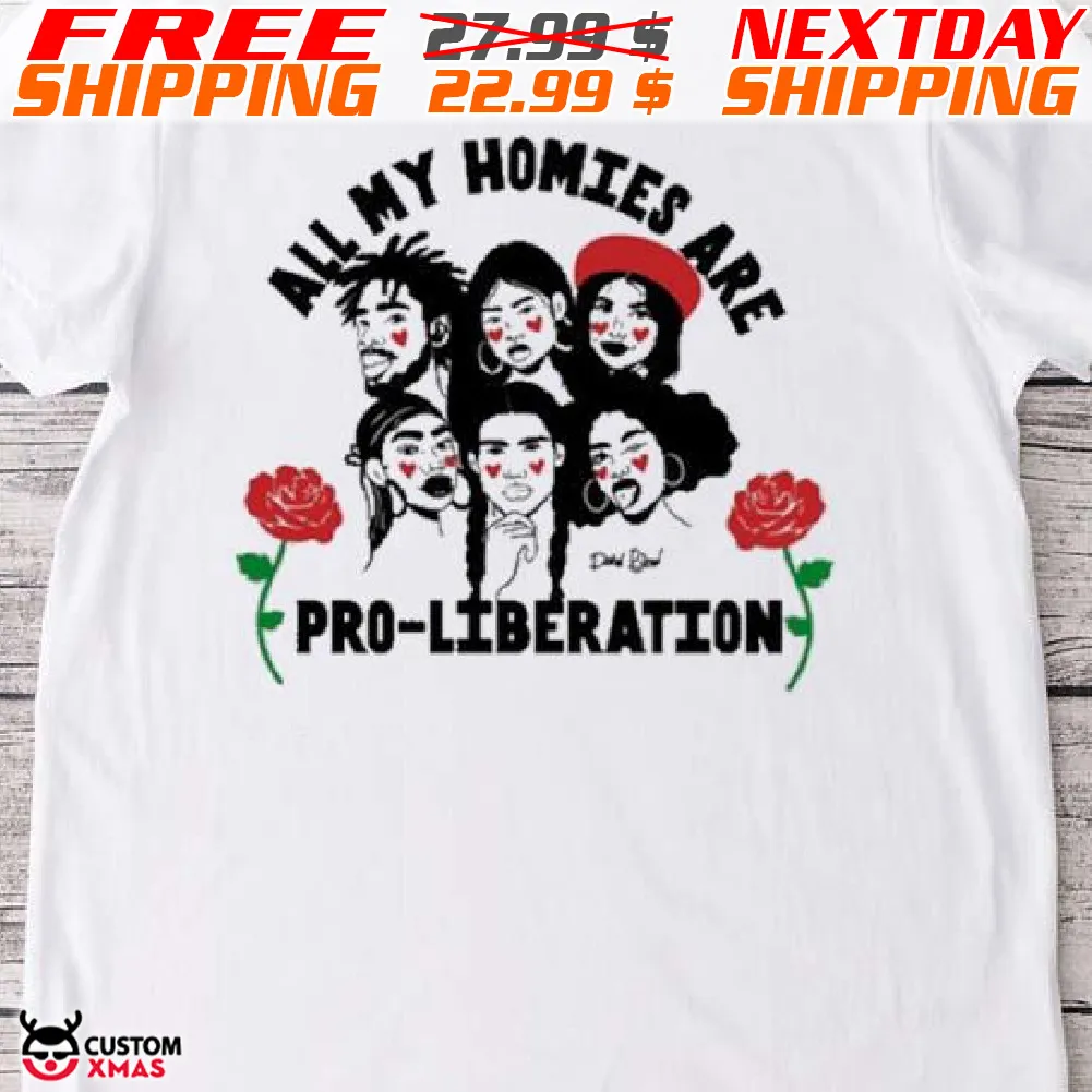 All My Homies Are Pro-liberation Shirt