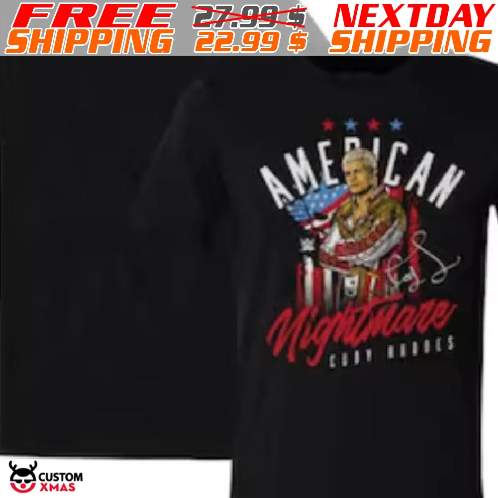 Americ Flag Cody Rhodes American Nightmare Pose Professional Wrestler Signature Shirt