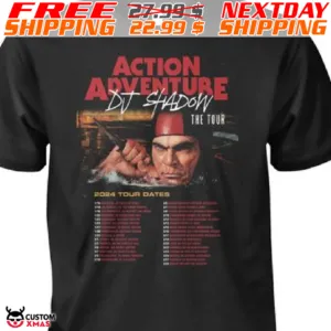 DJ Shadon Action Adventure The Tour Shirt