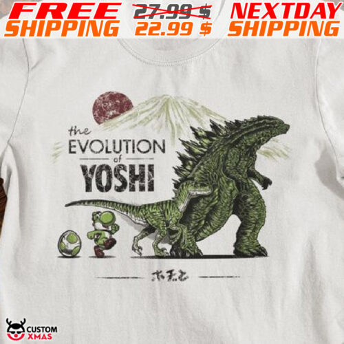 Godzilla The Evolution Of Yoshi Shirt