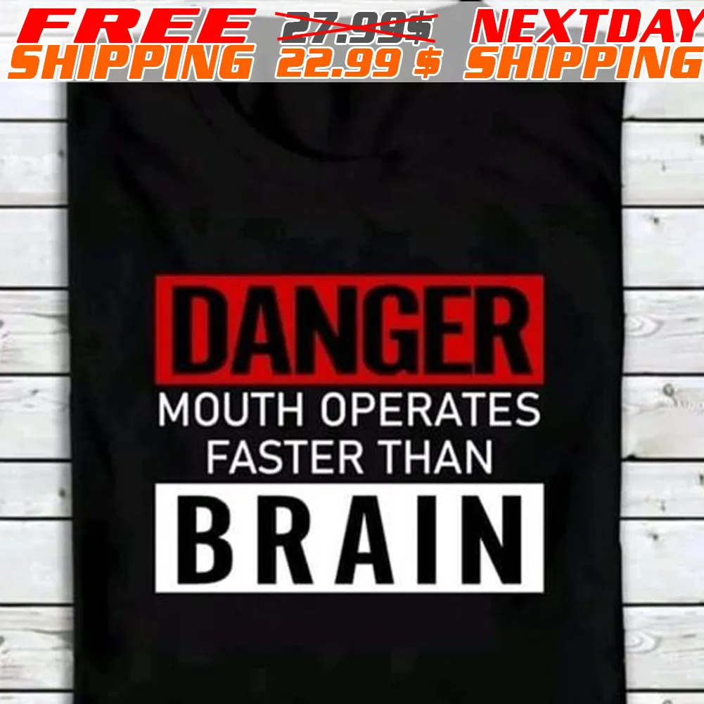 Danger Mouth Operates Faster Than Brain Shirt