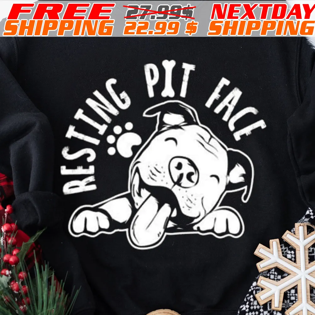 Dog Paw Besting Pit Face Shirt