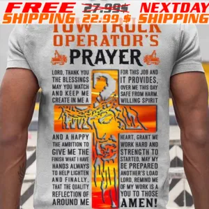 Cross Tơ Truck Operator's Prayer Shirt