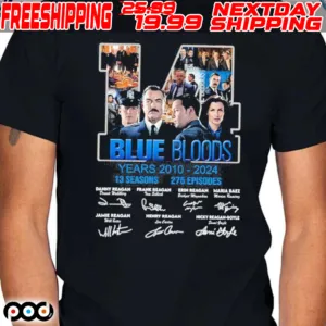 Blue Bloods 14 Years Of The Memories Shirt