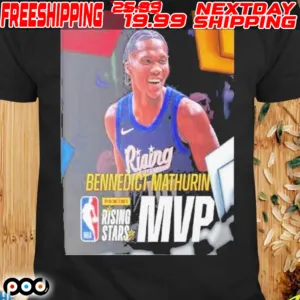 Congratulations Bennedict Mathurin MVP NBA Panini Rising Stars Shirt