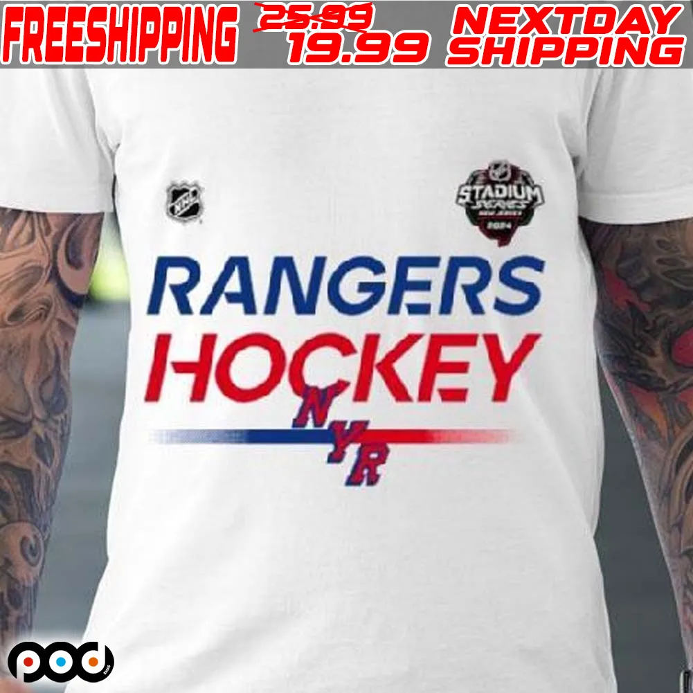 New York Rangers 2024 NHL Stadium Series Locker Room Shirt