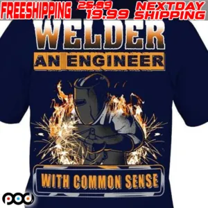 Welder An Engineer With Common Sense Shirt