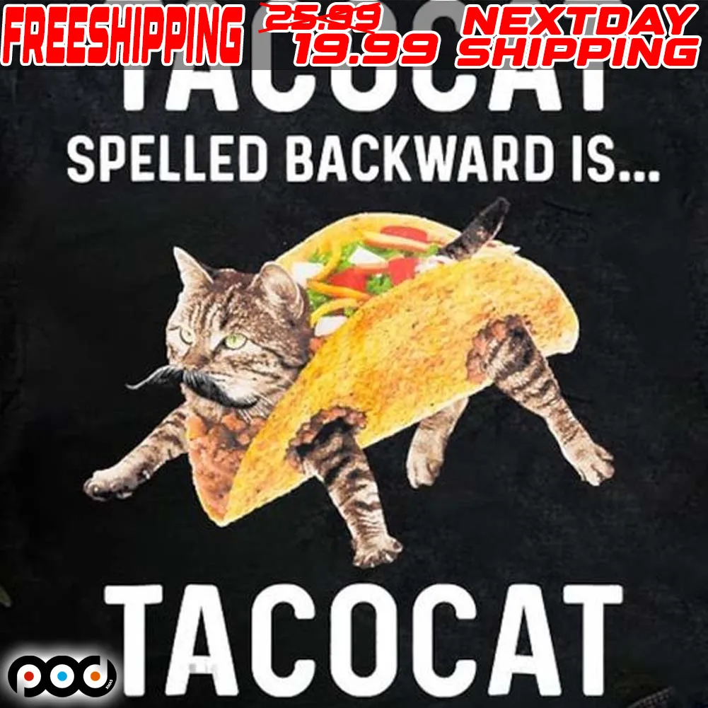 Taco Cat Tacocat Spelled Backwards Shirt