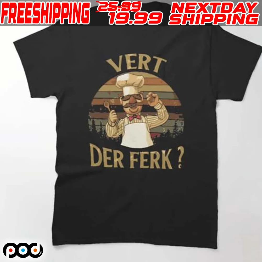 The Muppets Chef Vert Der Frek Shirt