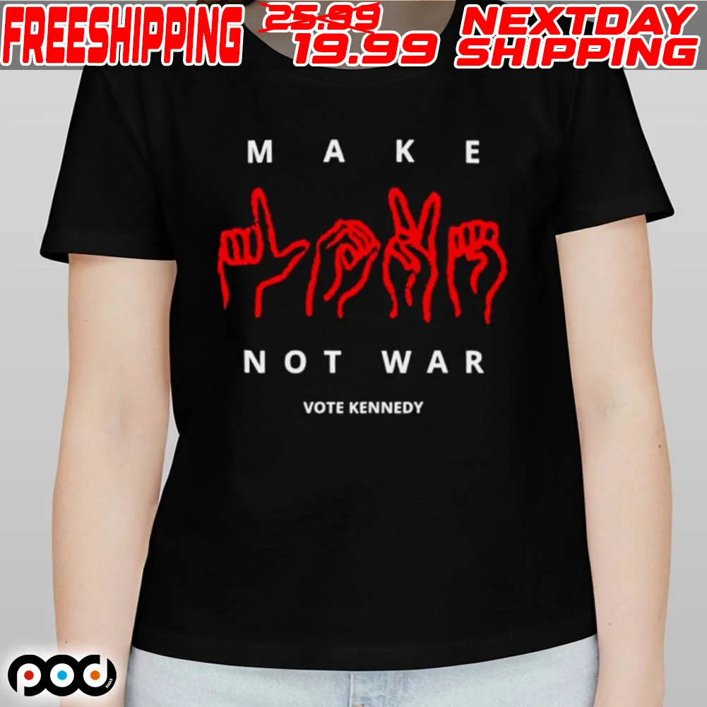 Vote Make Love Not War Shirt