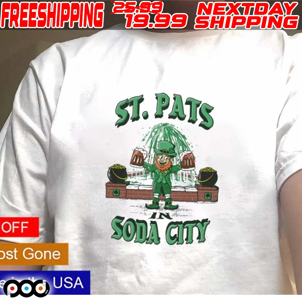 St. Pats in soda city St. Patricks Day shirt_