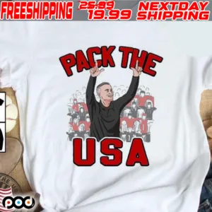 Coach And Fans Pack The USA Shirt