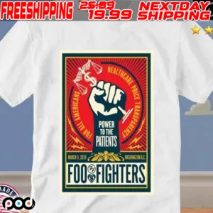 Foo Fighters UK Tour 2024 in Washington D.C March 5 Shirt