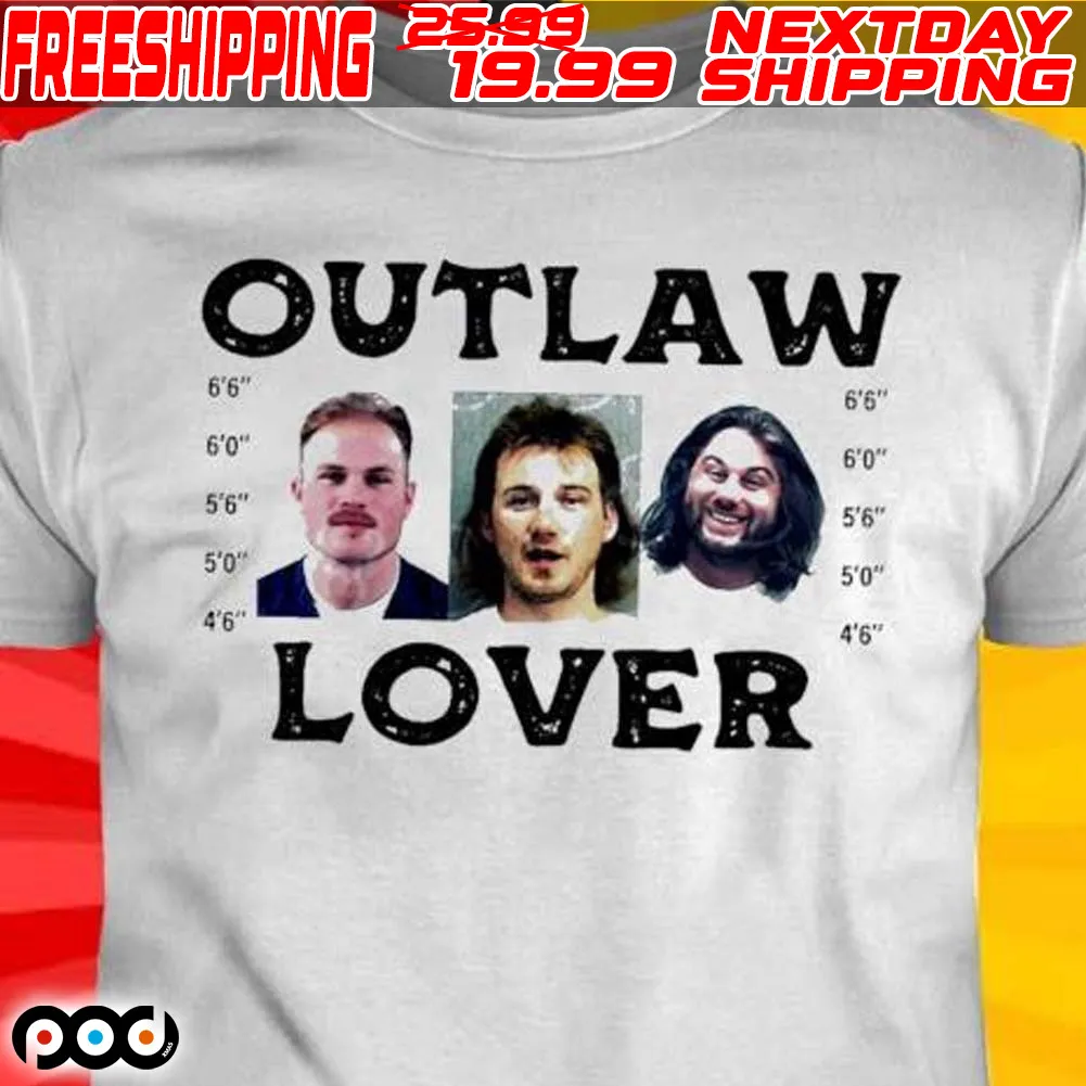 Morgan Wallen Koe Wetzel And Zach Bryan Outlaw Lover Shirt