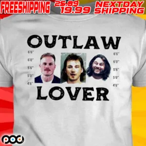 Morgan Wallen Koe Wetzel And Zach Bryan Outlaw Lover Shirt