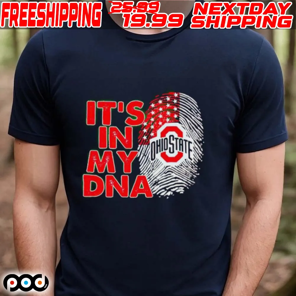 Ohio State Buckeyes It’s In My DNA Fingerprint Shirt