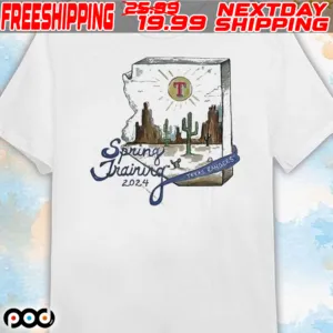 Texas Rangers 2024 Spring Training Cactus League Shirt