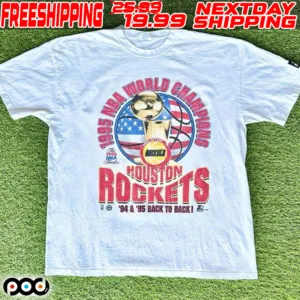 1995 Houston Rockets World Champions NBA Shirt
