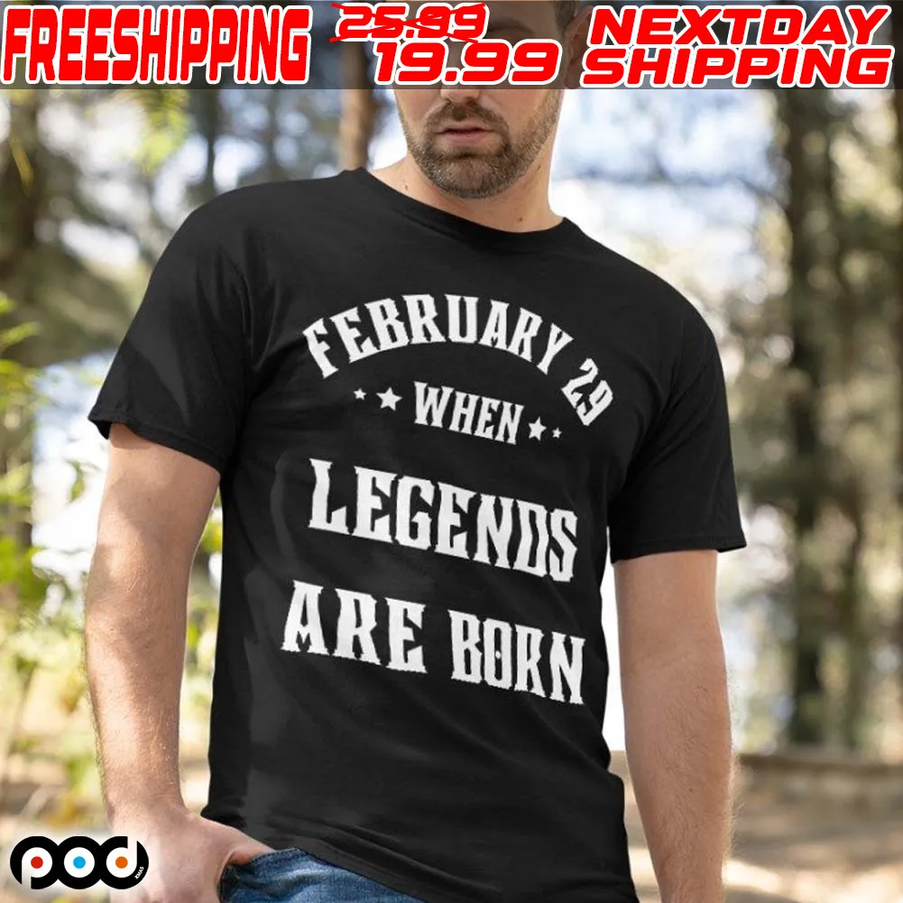 February When Legends Are Born Shirt