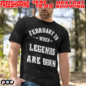 February When Legends Are Born Shirt