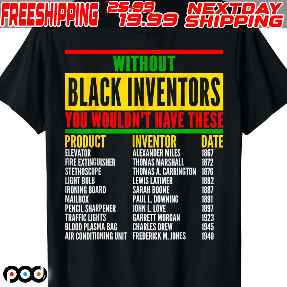 Without Black Inventors You Wouldn’t Have These Shirt Black History Month Shirt