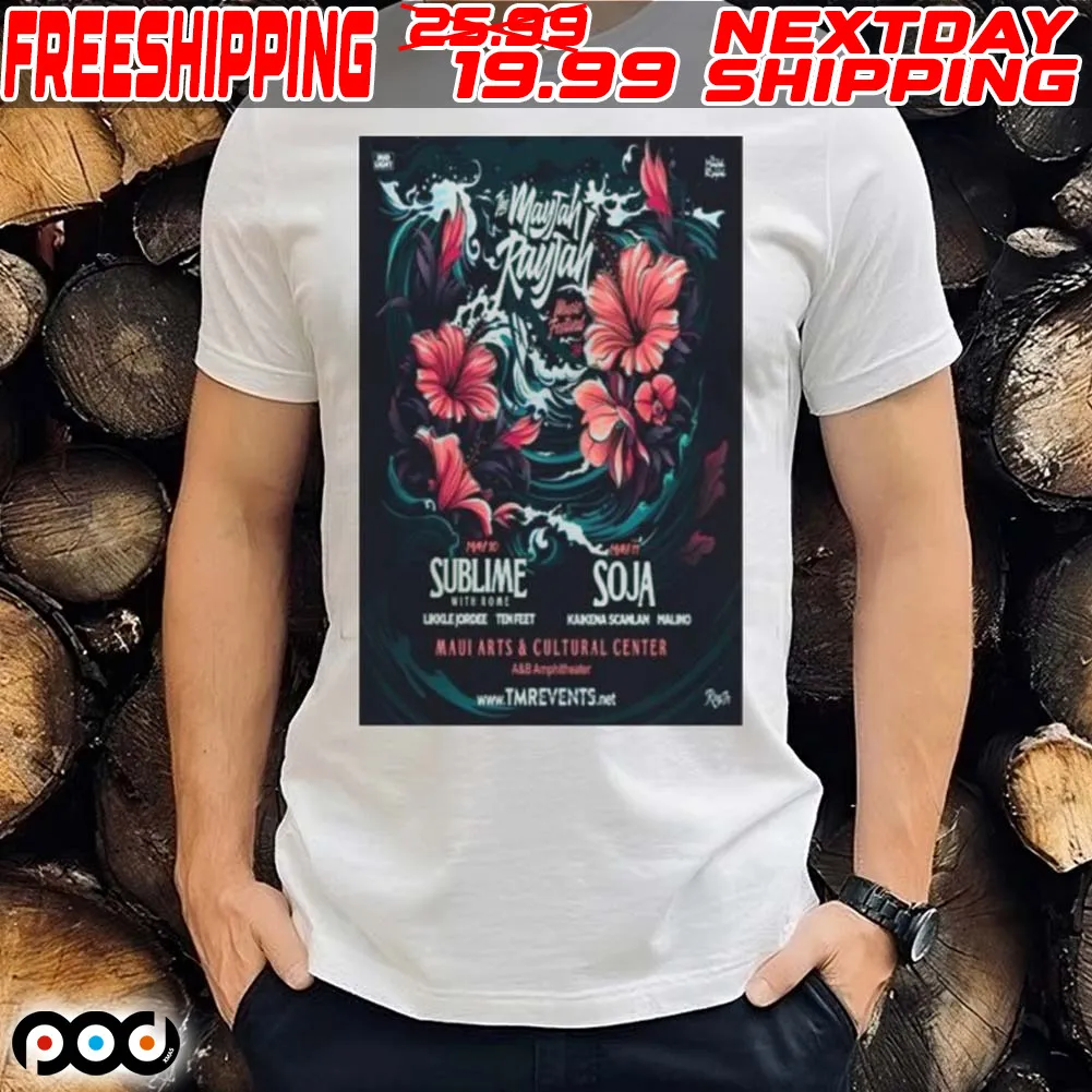 The Mayjah Rayjah Music Festival 2024 May 10 Aloha Stadium Poster Shirt